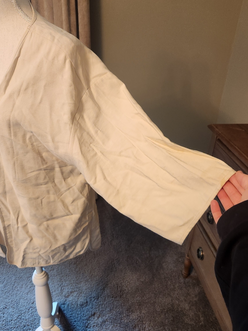 Universal Thread Cream Lightweight Open-Front Cardigan - Picture 2 of 4